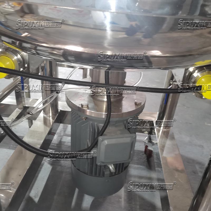 SIPUXIN 300L Mobile Vacuum Emulsifying Homogenizer