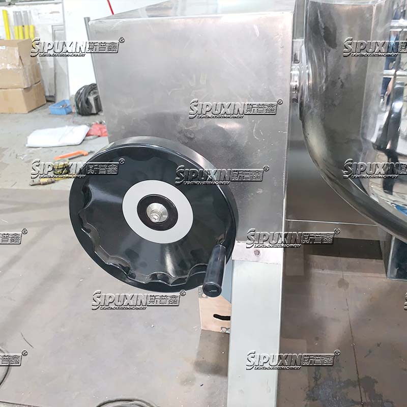Hot Sale 300L Electric Heating Hydraulic Lifting Vacuum Homogenizer with Oil Tank and Water Tank
