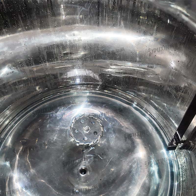 500L Weighing Hydraulic Lifting Vacuum Emulsifier