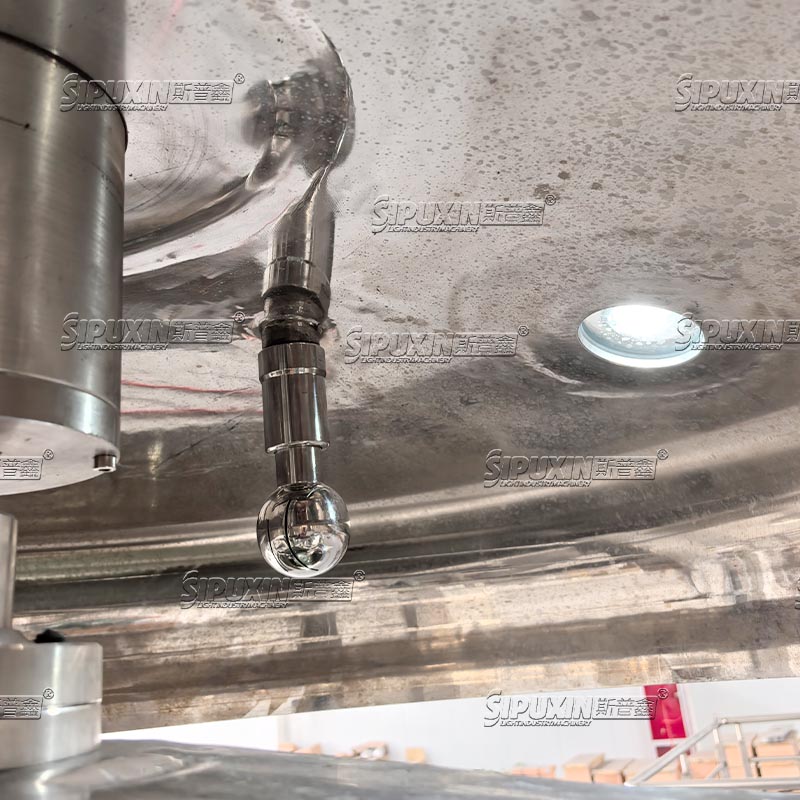 1000L Double Hydraulic Cylinder Lifting Double Agitation Vacuum Emulsifier
