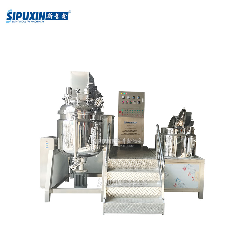 Sipuxin 300L Vacuum Homogenizer Circulating Emulsifier Mixer Body Lotion Facial Cream Making Machine Support Customize Your Logo