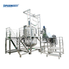 3000L Sealed Wall & Bottom Scrapping Mixing Tank Stainless Steel Heating Mixing Vessel with High Shear Homogenizer for Cosmetic Liquid Shampoo Detergent