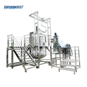 3000L Sealed Wall & Bottom Scrapping Mixing Tank Stainless Steel Heating Mixing Vessel with High Shear Homogenizer for Cosmetic Liquid Shampoo Detergent