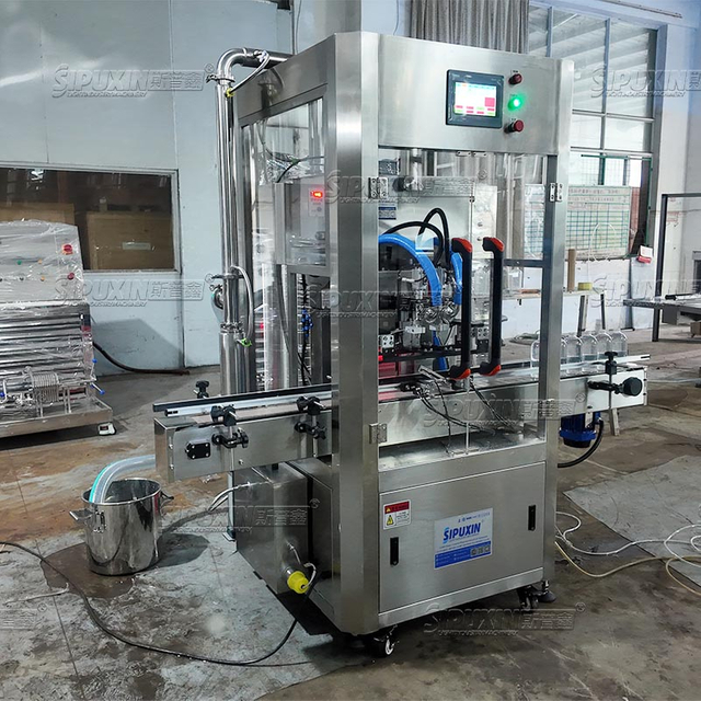 Automatic Double Head Heated Gear Pump Filling Machine