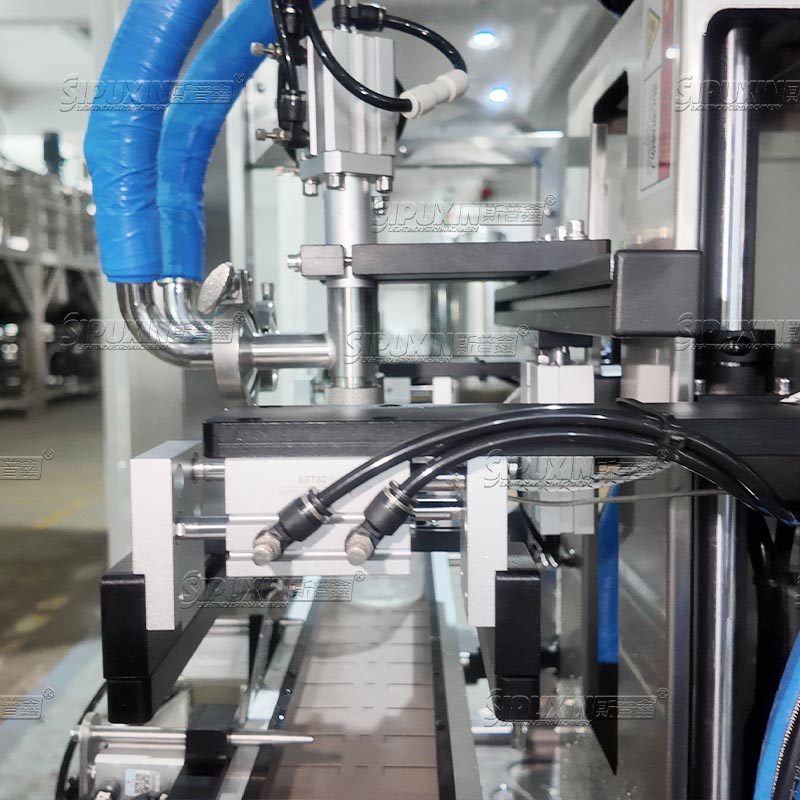 Factory Double Head Gear Pump Heating Filling Machine Stirring Hopper Lip Balm Hair Wax Candle Wax Ointment Hot Paste Filler