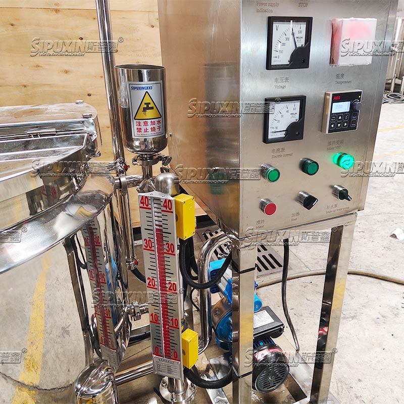 200L Electric Heating Mixing Tank With Liquid Level Gauge