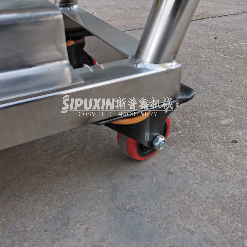 Mobile Stainless Steel Rotor Pump Internal & External Circulation Paste Transfer Pump For Cosmetic Cream Body Butter Ointment Shampoo