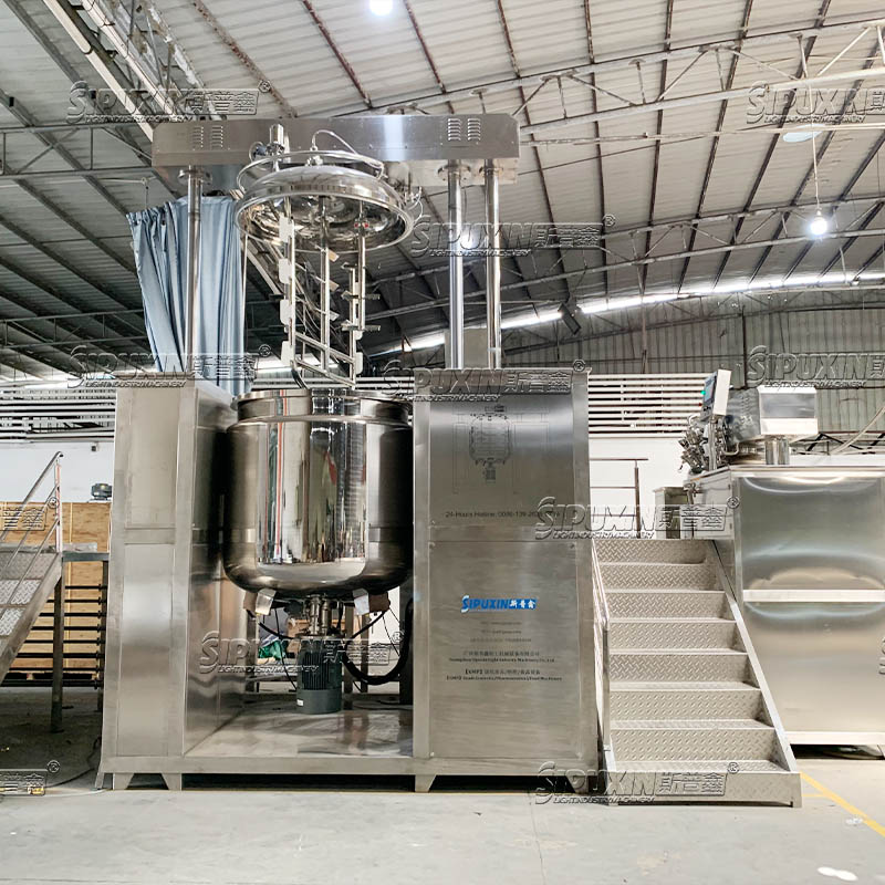 Sipuxin 600L vacuum emulfizer machine
