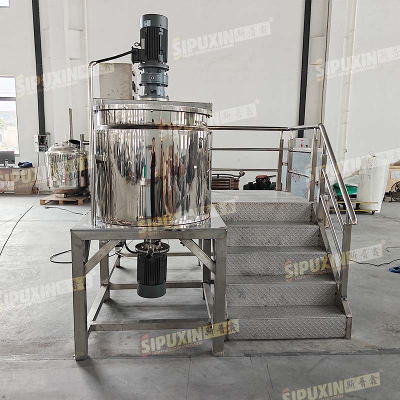 1000L Electric Heating Agitator Mixer Tank | Emulsifying & Homogenizing System