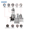 500L Electrical Heating Hydraulic Lifting Type Vacuum Emulsifier Mixer Whole Set