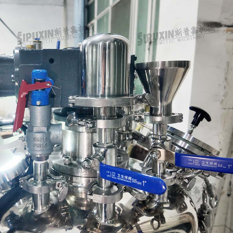 50L Mobile Vacuum Homogenizing Emulsifier 