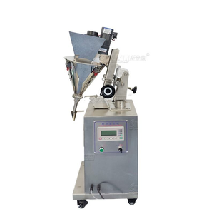 High Accuracy Semi-automatic Powder Filling Machine, Spiral Rotary Filling SUS304 Auger Filler for Hair Bleach Powder, Cosmetic Powder & Food Powder