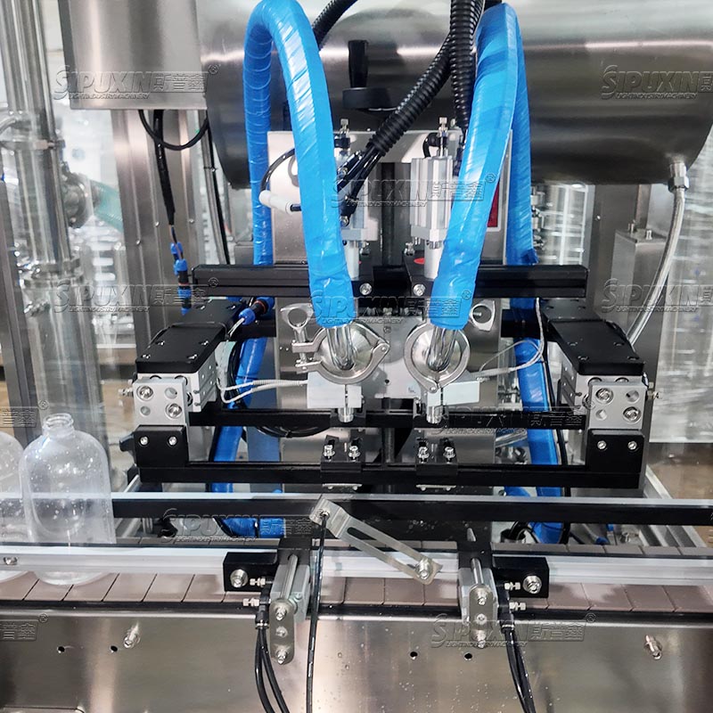 Factory Double Head Gear Pump Heating Filling Machine Stirring Hopper Lip Balm Hair Wax Candle Wax Ointment Hot Paste Filler