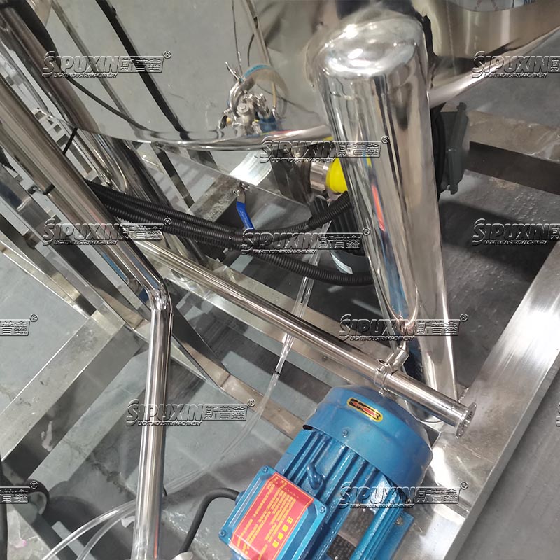 SIPUXIN 300L Mobile Vacuum Emulsifying Homogenizer