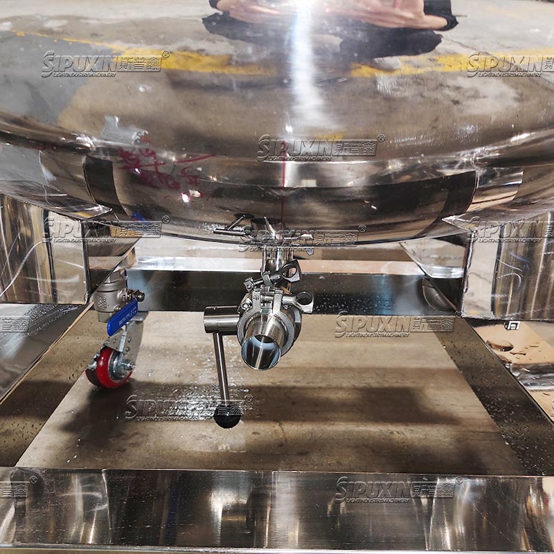 200L Electric Heating Mixing Tank With Liquid Level Gauge