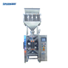 SIPUXIN Automatic Granule Packing Machine with 4 Heads Linear Weigher Z-Type Elevator 520 Back Seal Pouch Bag Filling Sealing Machine for Food Grains Powder