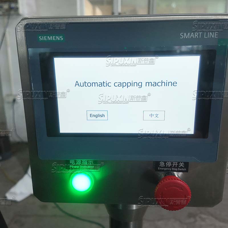Fully Automatic Bottle Screw Capping Machine Four‑Wheel Capper For Cosmetic Lotion Shampoo Bottle Capping