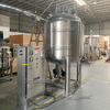 1 Ton Steam Heated Sealed Paddle Mixing Pot with Homogenizer SUS304 Material 22KW Motor & Engine Multi-Voltage for Chemicals