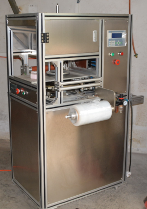 Automatic Soap Film Shrink Wrapping Machine, Stainless Steel Soap Bar Packaging Machine, Plastic Film Heat Shrink Packing Equipment For Laundry Soap, Bath Soap, Handmade Soap