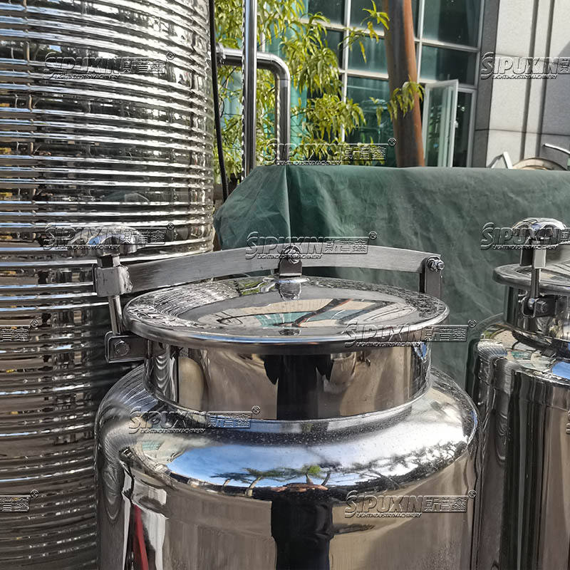 100L Stainless Steel 304/316 Multifunctional Perfume Storage Tank Sanitary Grade Food Grade Sealed Corrosion Resistant Cosmetic