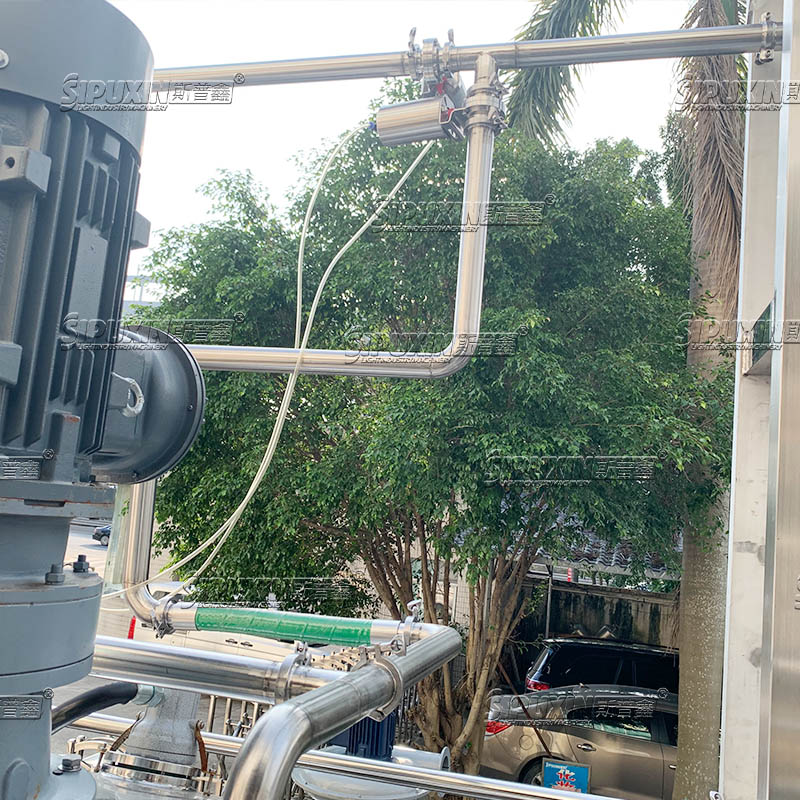 3000L Sealed Wall & Bottom Scrapping Mixing Tank Stainless Steel Heating Mixing Vessel with High Shear Homogenizer for Cosmetic Liquid Shampoo Detergent