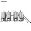 10T combination homogenized mixing tank for large production scale with material transporting lifting platform