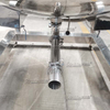 Hot Sale 200L Movable Mixing Tank with Horizontal Motor No Bottom Homogenizer
