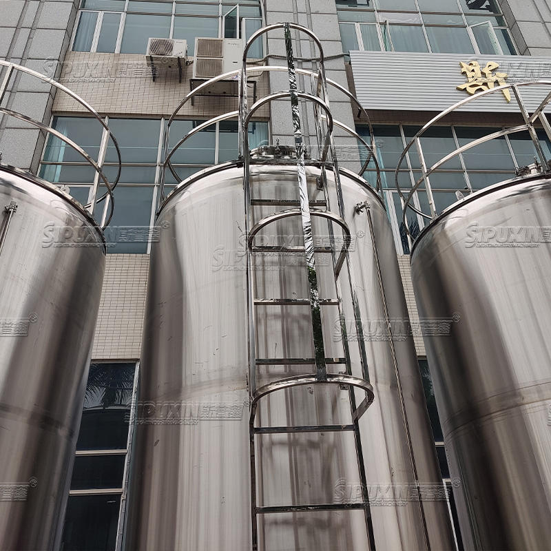 Large Capacity Stainless Steel Storage Tank for Food, Cosmetic and Washing Liquids