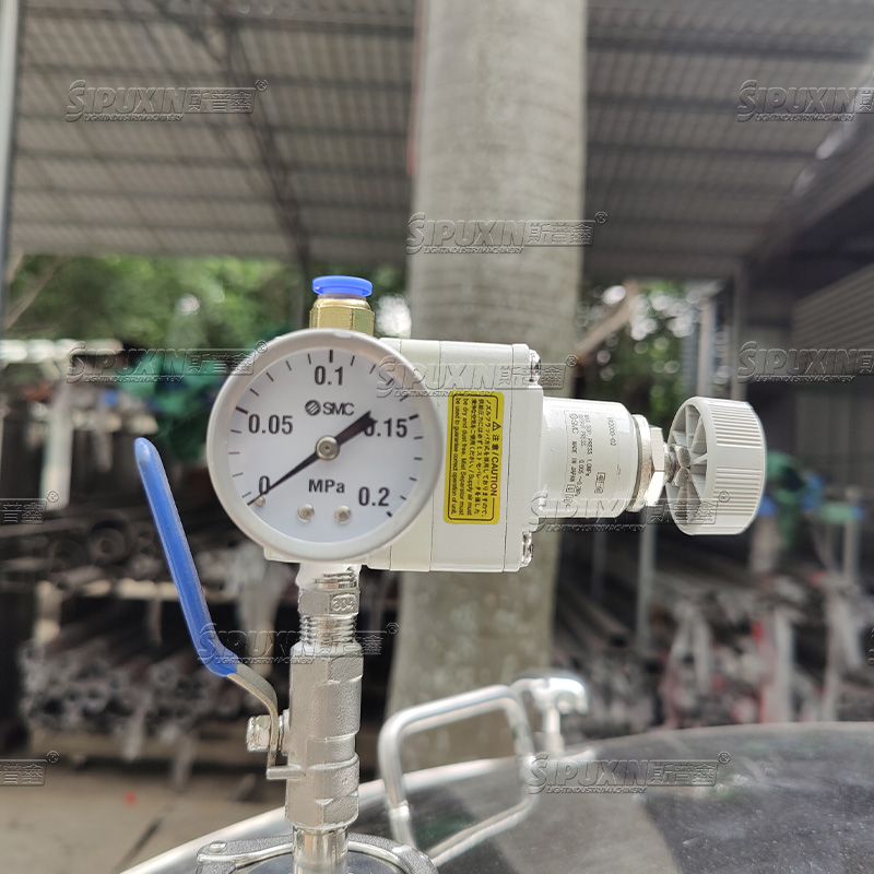 300L Movable Mixing Tank With Bottom Agitator Fixed 100RPM Stainless Steel Heating Vessel