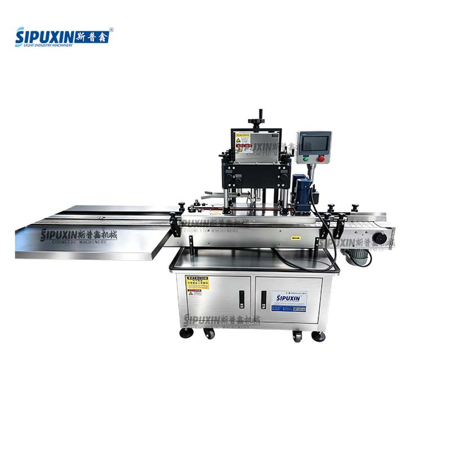 Stainless Steel Fully Automatic Screw Lid Capping Machine Linear Bottle Capper Compatible With Round Flat Plastic Glass Containers