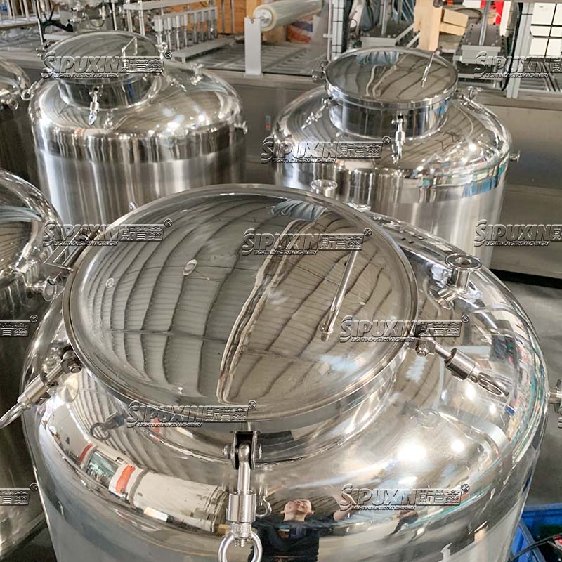SPX Water Tank Perfume Making Machine Mixing Tank Perfume Pneumatic Dispersion Storage Tank1
