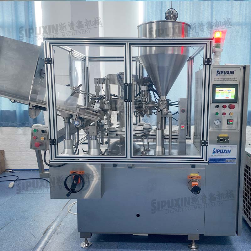 SIPUXIN Automatic Tube Filling and Sealing Machine - For Cosmetic Cream, Toothpaste, Ointment