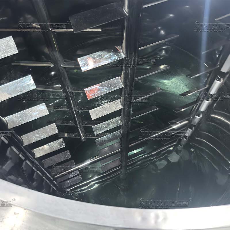 10T Steam‑Heated Homogenizing Mixing Tank 5T Single Layer High‑Speed Dispersion Disc Mixer for Cosmetics, Food, Chemical Paste Liquid Processing