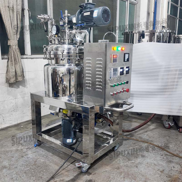 50L Mobile Vacuum Homogenizing Emulsifier 