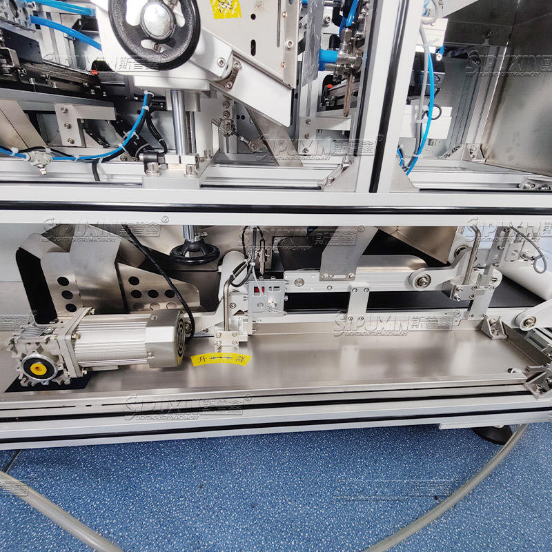 High Speed Fully Automatic Facial Sheet Mask Folding Bagging Packing Machine, Non-woven Beauty Mask Packaging Equipment for Professional Cosmetic Mask Producers