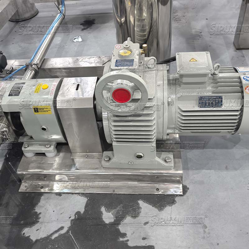 Popular 10000L Steam Heating Mixing Tank With Bottom Homogenizer For Detergent Liquid Production
