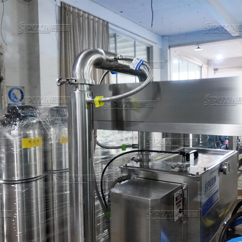 SPX Automatic Double Head Heated Gear Pump Filling Machine