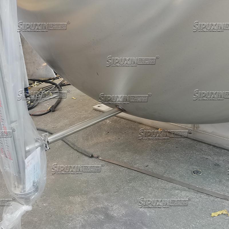 30000L SUS304 Stainless Steel Storage Tank Vertical Liquid Storage Vessel With Radar Level Transmitter