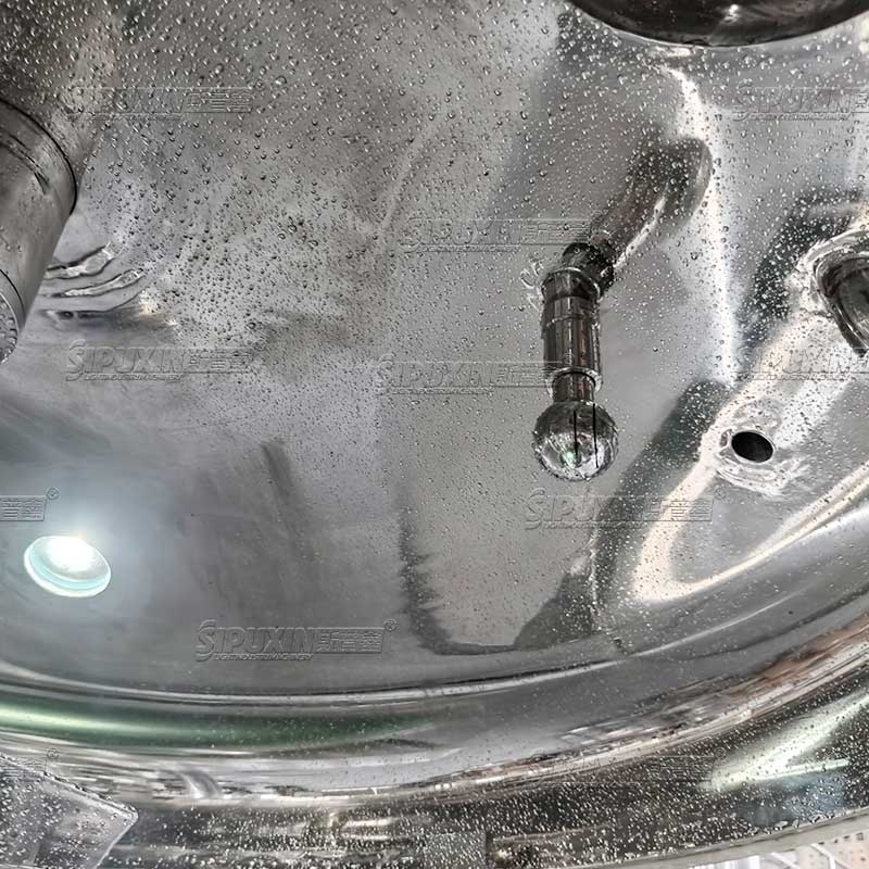 2000L Hydraulic Lifting Vacuum Homogenizing Emulsifier With External Circulation Emulsifying Pump & Oil‑Water Pot
