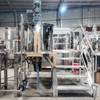 500L Single-Layer Homogenizing Stirring Tank with Operating Platform and Stairs, Equipped with 200L Electric Heating Mobile Storage Tank