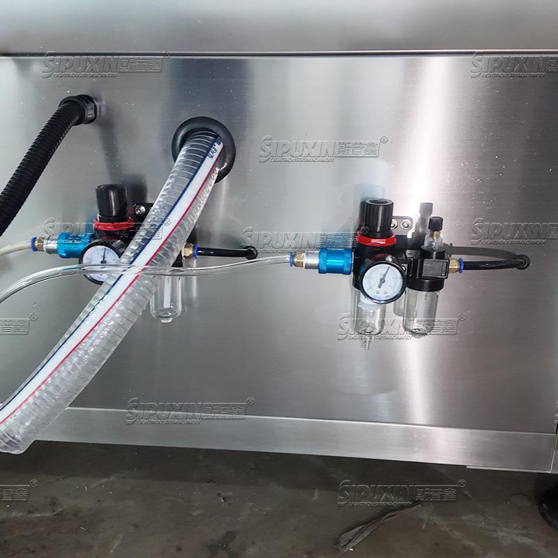 Automatic Double Head Heating Gear Pump Filling Machine