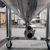 300L 316 Stainless Steel Conical Bottom Mixing Tank Industrial Agitator Tank for Cosmetic Chemical Food