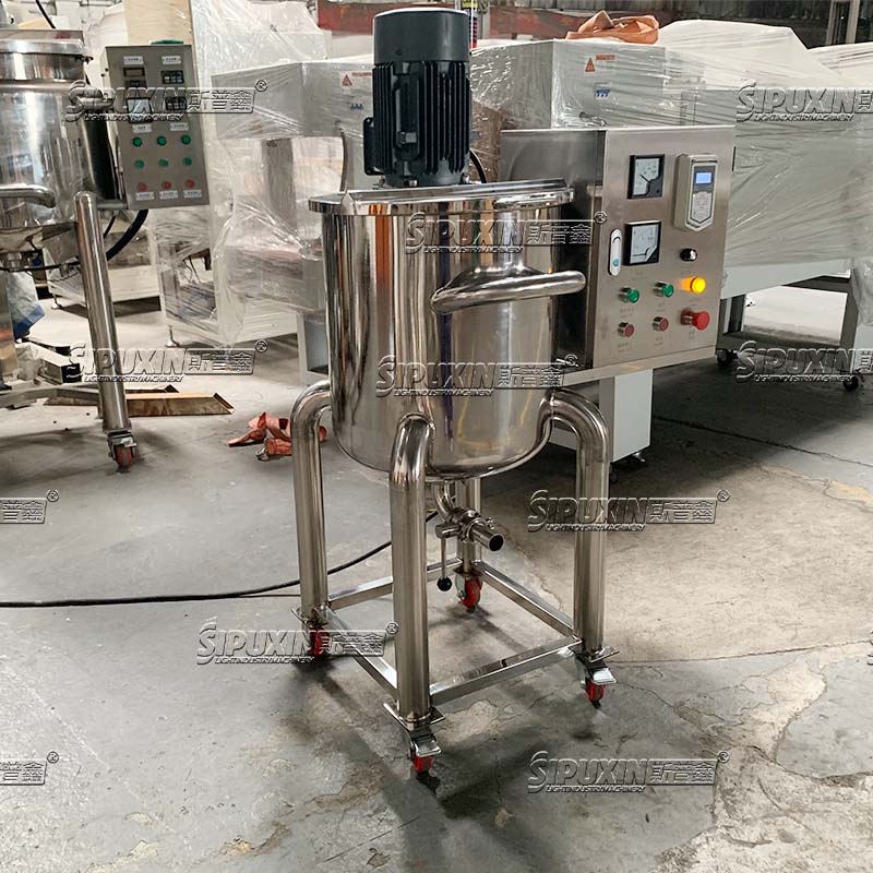 SPX Water Tank Perfume Making Machine Mixing Tank Perfume Pneumatic Dispersion Storage Tank1