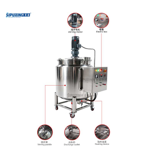 New Design 500L movable electric‑heating mixing tank equipped with paddle stirring system.