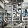 SIPUXIN 500L Cosmetic Vacuum Emulsifier Hydraulic Lift Electric Heating With Separate Oil & Water Tank