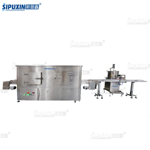 Single Head Hot Filling Machine With Cooling Tunnel Production Line For Honey, Syrup, Wax, Hot Cosmetic Paste, Hot Oil Automatic Filling & Rapid Cooling