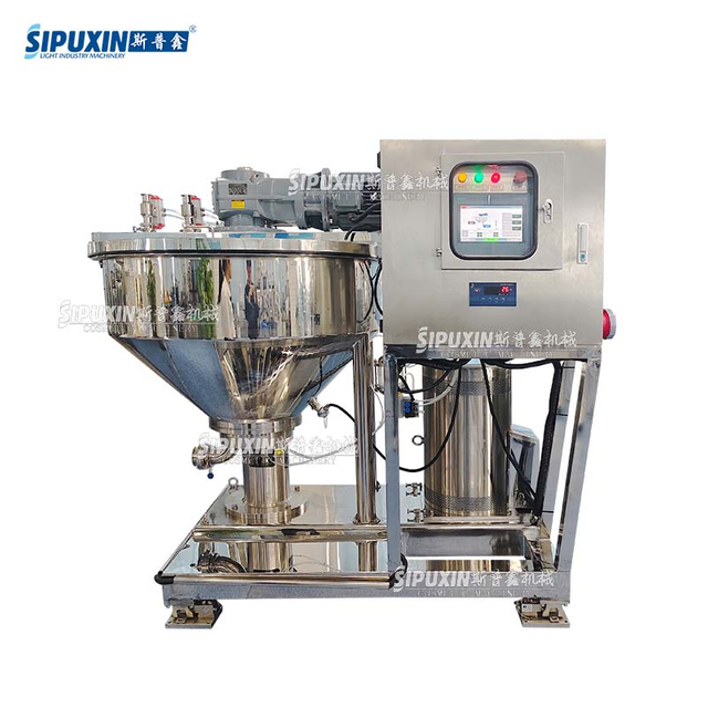 500L homogenized mixing machine with strong high shear homogenizer for cheese mayonnaise production