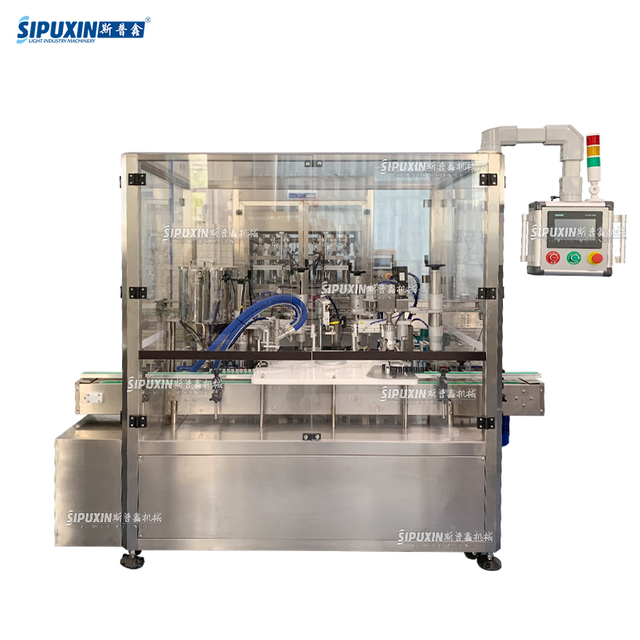 Fully Automatic Chuck Type Roll-On Bottle Filling & Capping Machine