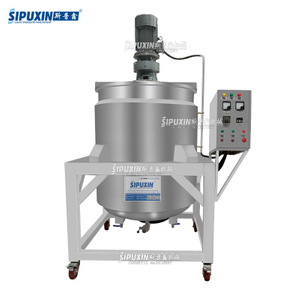1000L Mobile Heating Mixing Tank SUS316 Movable Liquid Mixer For Detergent Shampoo Large‑batch Production