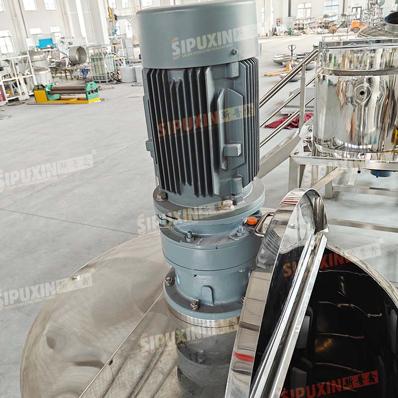 500L Liquid Detergent Homogenizing Mixing Tank with Platform
